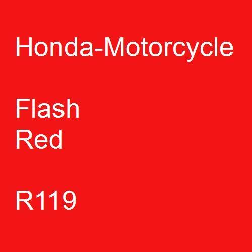 Honda-Motorcycle, Flash Red, R119.